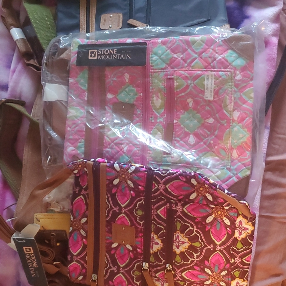 3 brand new stone mountain bags